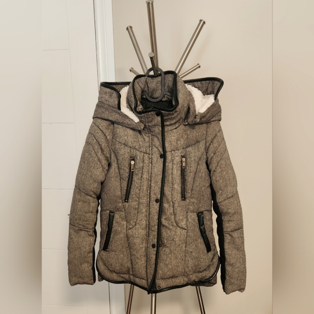 Brown/Gray Down Jacket